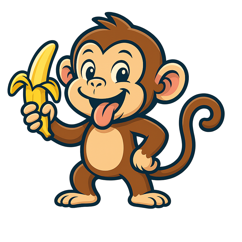 Carl the MonkeyLick mascot